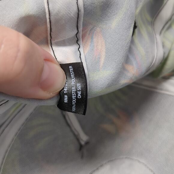 Palm Tree Snapback Trucker Hat Multi One Size Adjustable Tropical Print Pukka - Picture 10 of 10